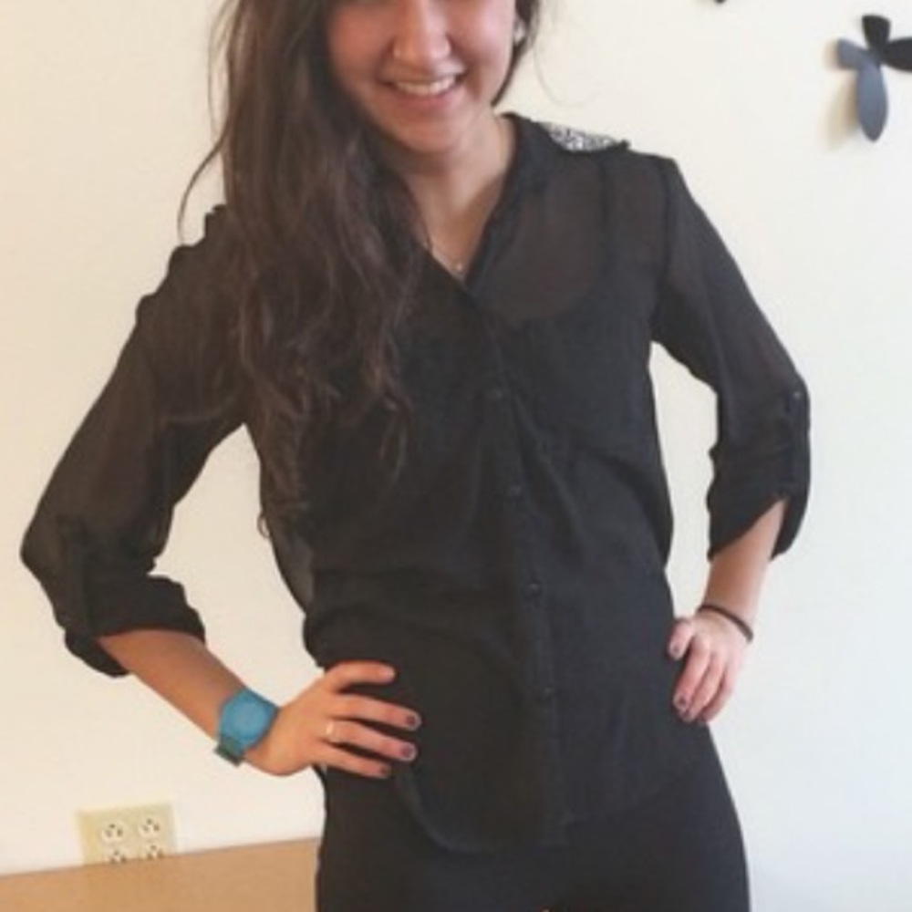 Sheer Button Up - image 4